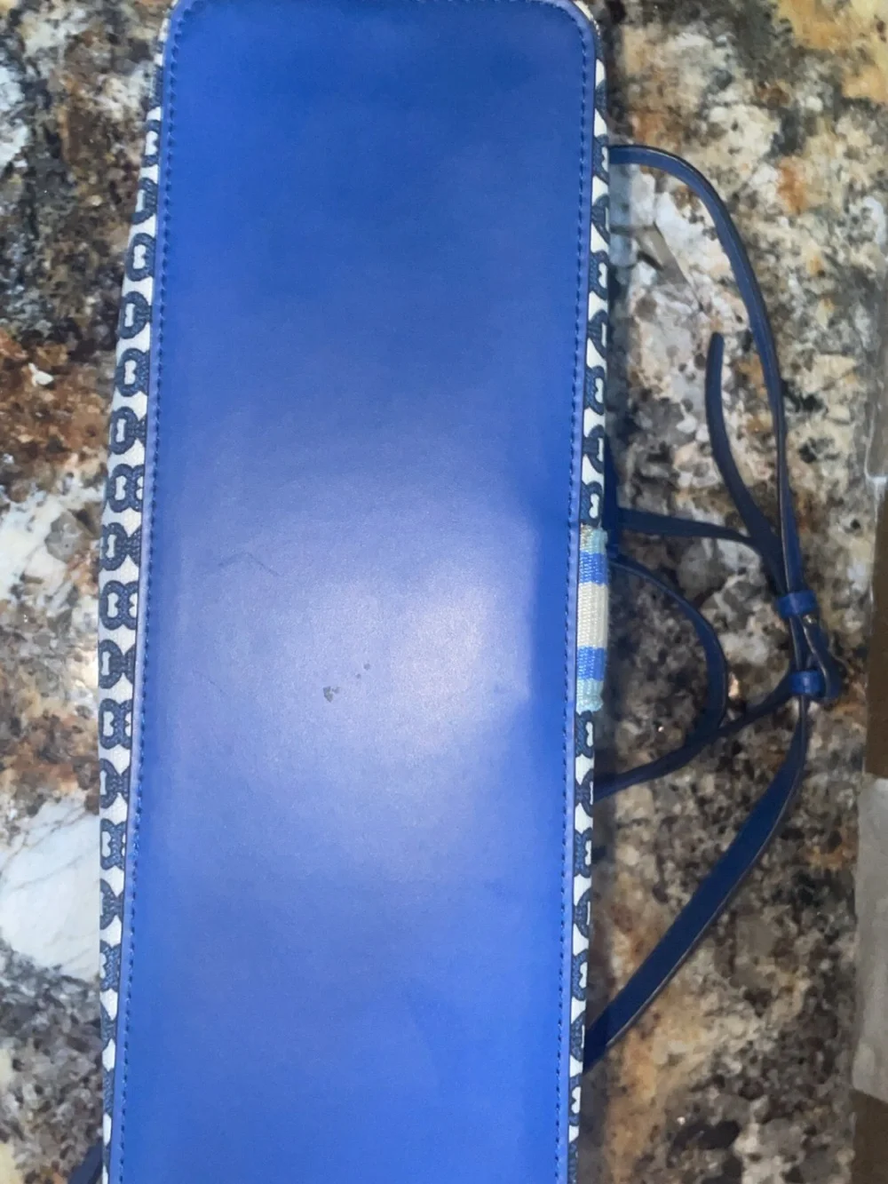 TORY BURCH blue large tote